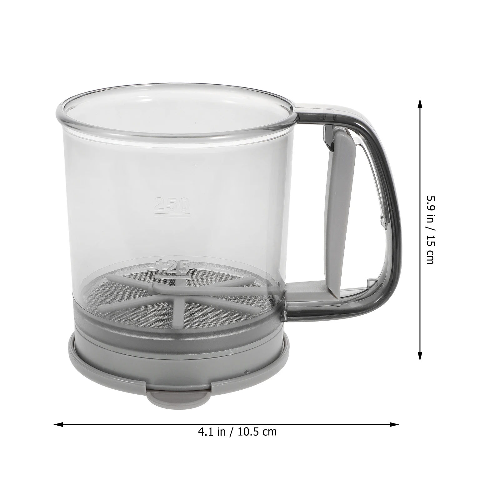 

H held Sieve Sifter Stainless Flour Sifter Steel Powdered Sugar Baking Kitchen Tool Efficient Uniform Practical