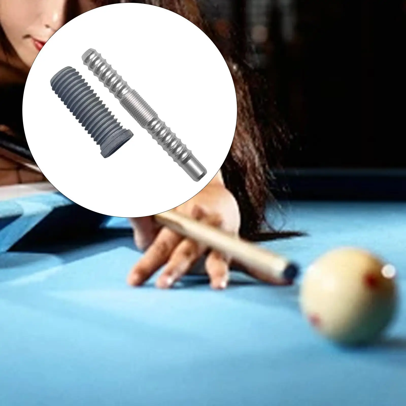 

Billiards Pool Cue Joint Pin, Spare Parts, Billiards Supplies, 3/8 x 8 Thread, Stainless Steel