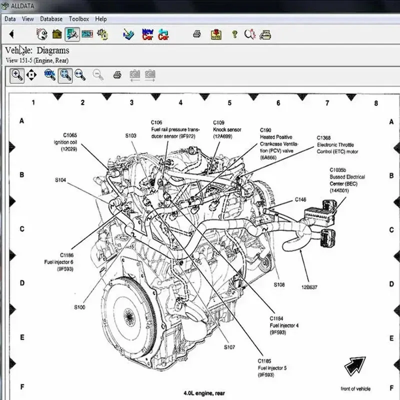 2024 alldata 10.53 il Software diagnostico automobilistico fornisce tutti i dati di supporto tecnico per auto e camion con diagrammi di cablaggio