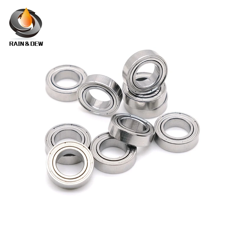 10pcs MR125ZZ MR125 L-1250ZZ Deep Groove Ball Bearing 5x12x4 mm Miniature Bearing Motor Bearing