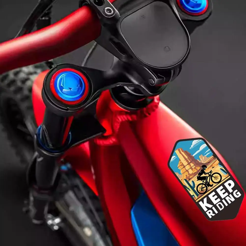 Universal Bike Frame Stickers Waterproof Bicycle Top Tube Decals Reflective Frame Protector For MTB Road Bike Moto Accessories