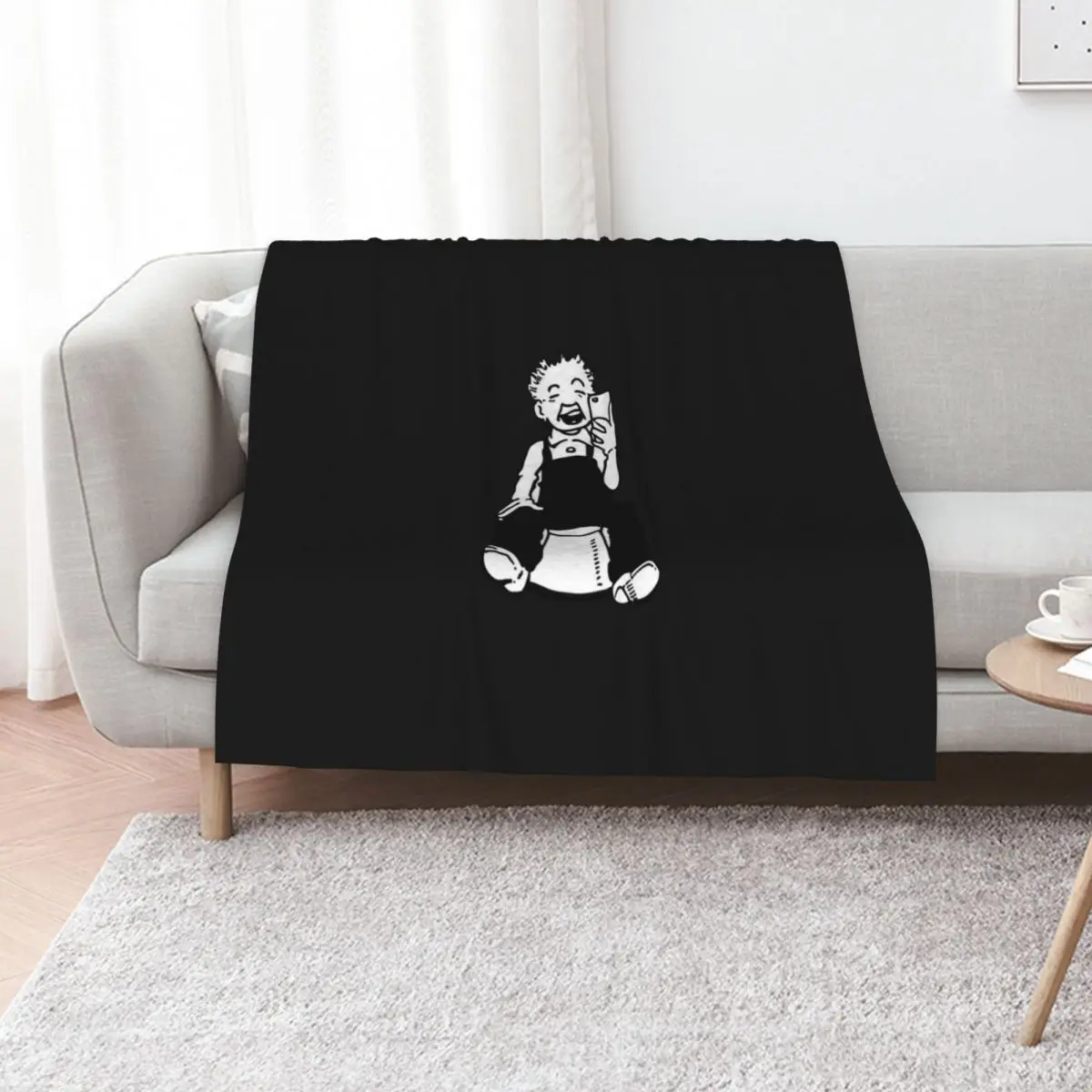 Best Seller - Oor Wullie Selfie Essential T-Shirt Throw Blanket Beautifuls Summer Beddings Retros Softest Blankets