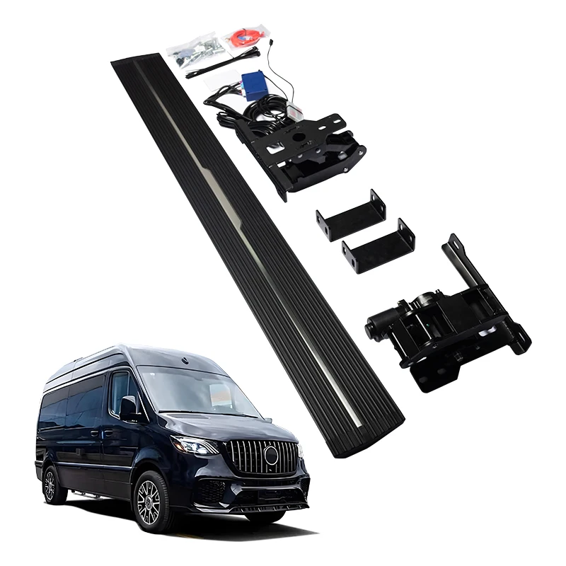 

The New Listing Auto Parts and Accessories Quality Side Pedal Waterproof Electric Side Steps for Sprinter 2018+cus