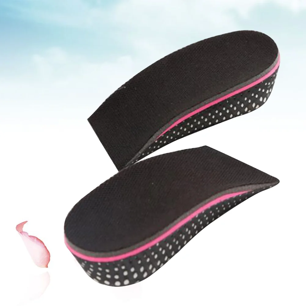 Insoles for Shoes Foot Cushion Feet Pads Silicone Gel Heel Cups Invisible Height Increase Inserts Lifts Men and Women