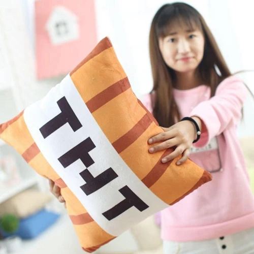 ตุ๊กตาหมอนนุ่มรูปทรงลูกบาศก์ ของเล่นพวงกุญแจ ตุ๊กตาขนนุ่ม ของขวัญวันคริสต์มาส วันเกิด สำหรับเด็ก ของตกแต่งตลก