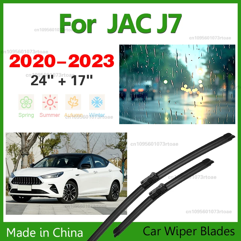 

For JAC J7 2020 2021 2022 2023 Wiper Blades Brushes Cutter Windshield Windscreen Windows Auto Cleaning Replacement Accessories