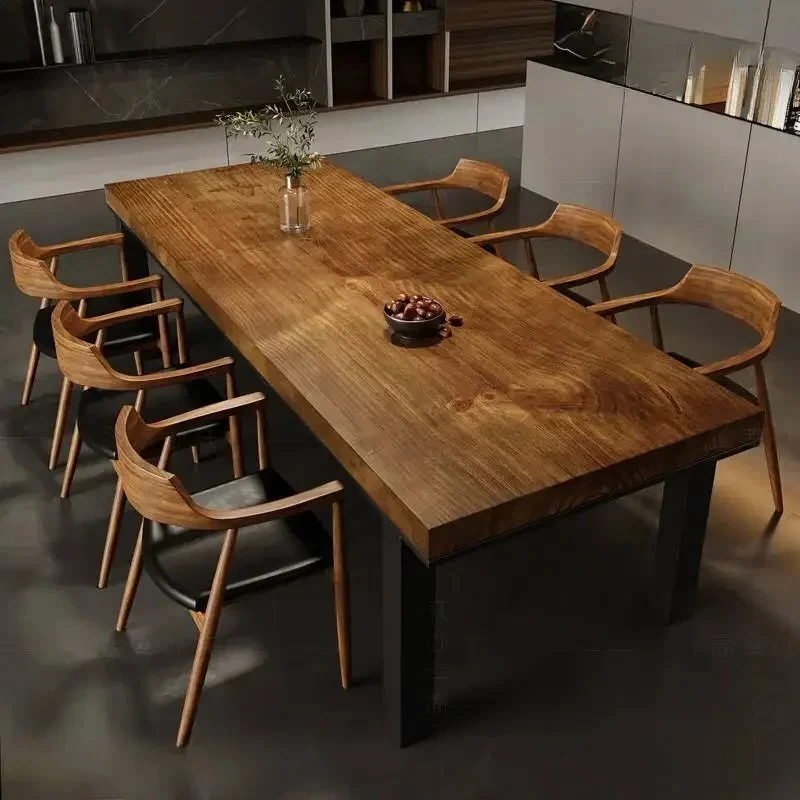 Juego de mesas de comedor de lujo para el desayuno, mesas de comedor cuadradas de diseño para sala de estar, mesas de comedor para restaurante, muebles para el hogar