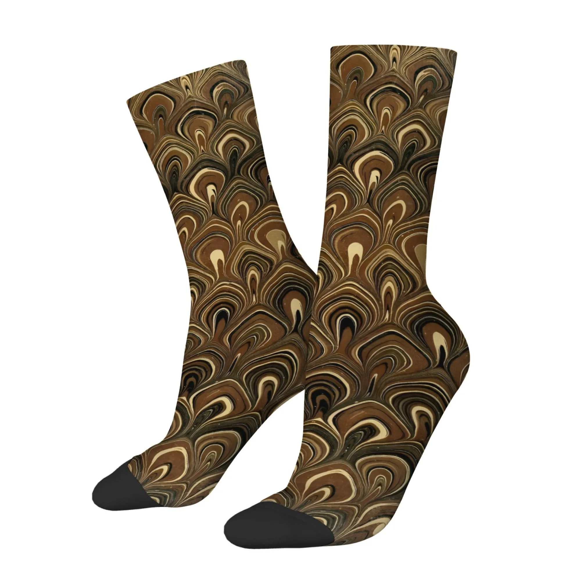 

Bohemian-style Paisley Print Socks Soft Comfortable Breathable Socks Novelty Funny Retro Style Cycling Outdoor Sports Socks