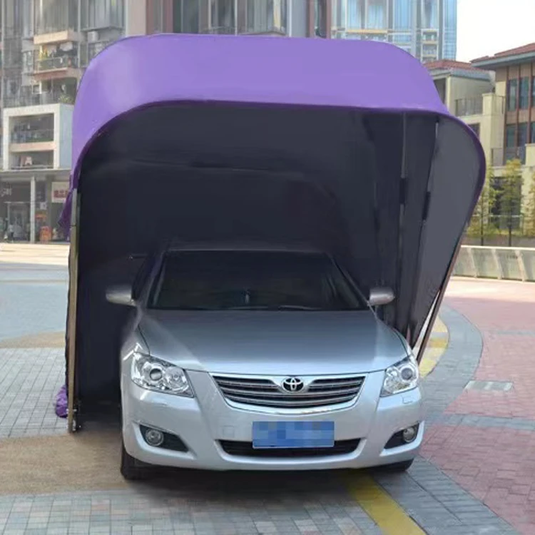 Semi-Automatic Automatic Detachable Folding Design round Car Garage Outdoor Easy-to-Use Canopy Car Tent