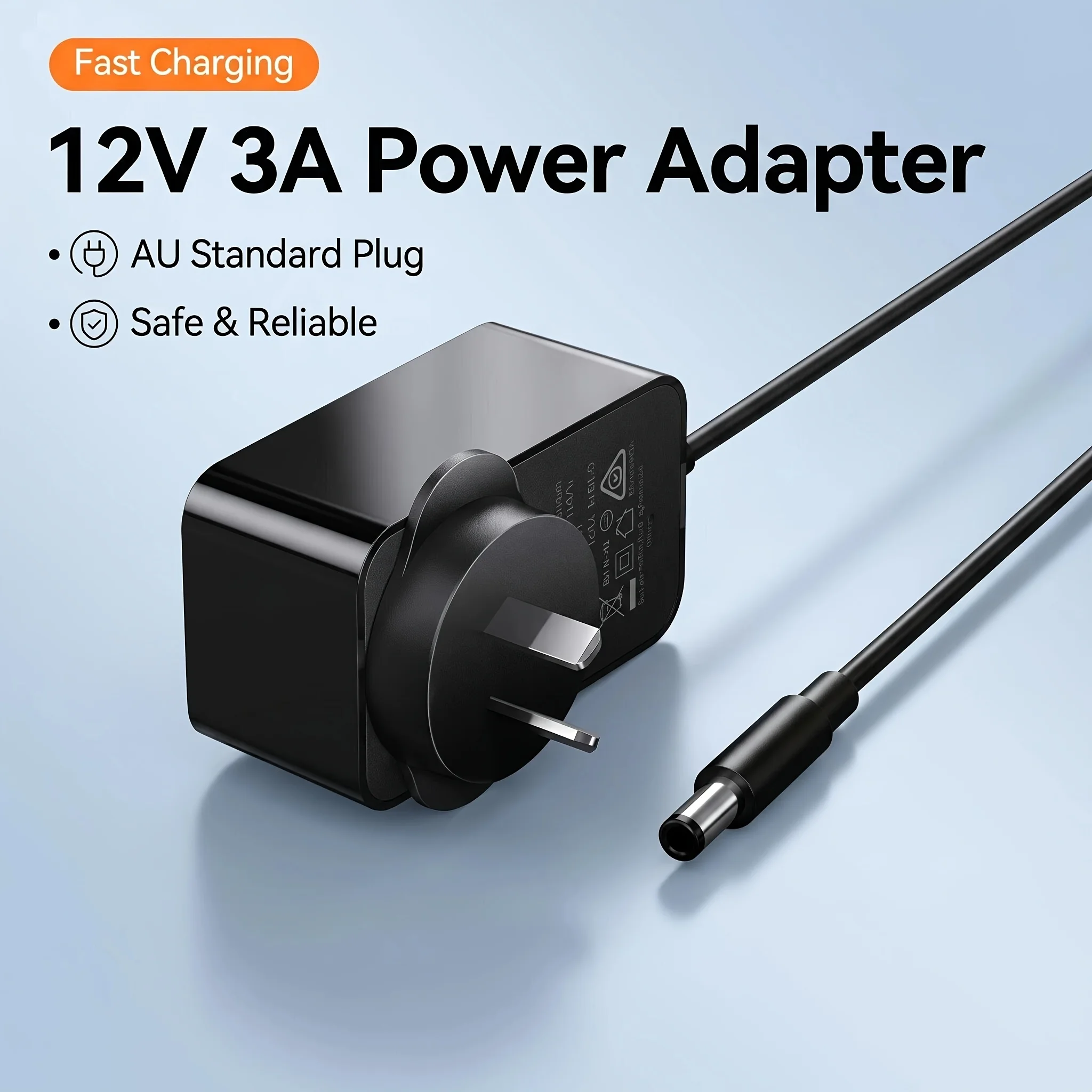 Australian standard 12V3A 36W DC port 5.5MM * 2.1MM power adapter, can drive industrial electromechanical and other equipment