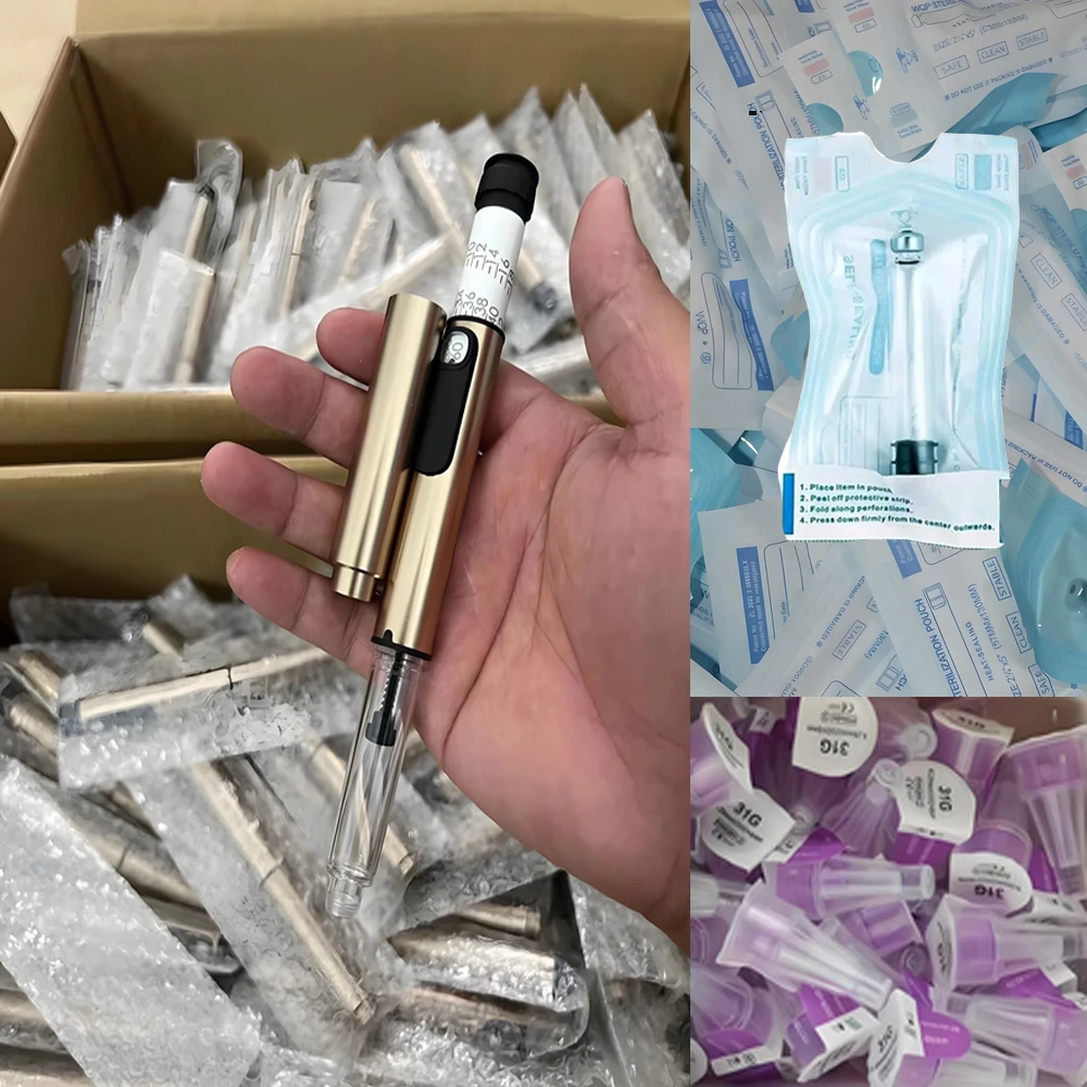 

10 шт., ручка-картридж с инсулином, пустая кассетная бутылка, наконечник ручки 4 мм, 6 мм, 8 мм для инъекционной ручки с инсулином Lilly, медицинский инсулин