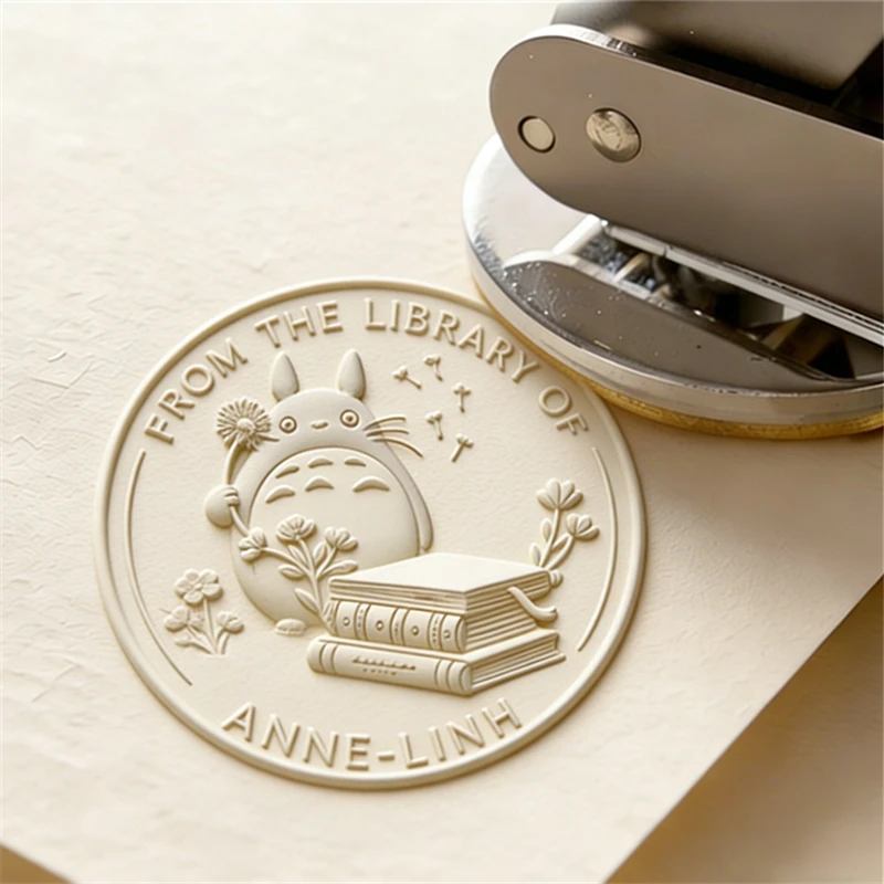 

Customized Embosser Stamp for Wedding Library Book Private Seals Envelope & Party Invitation Embossing DIY Logo Design