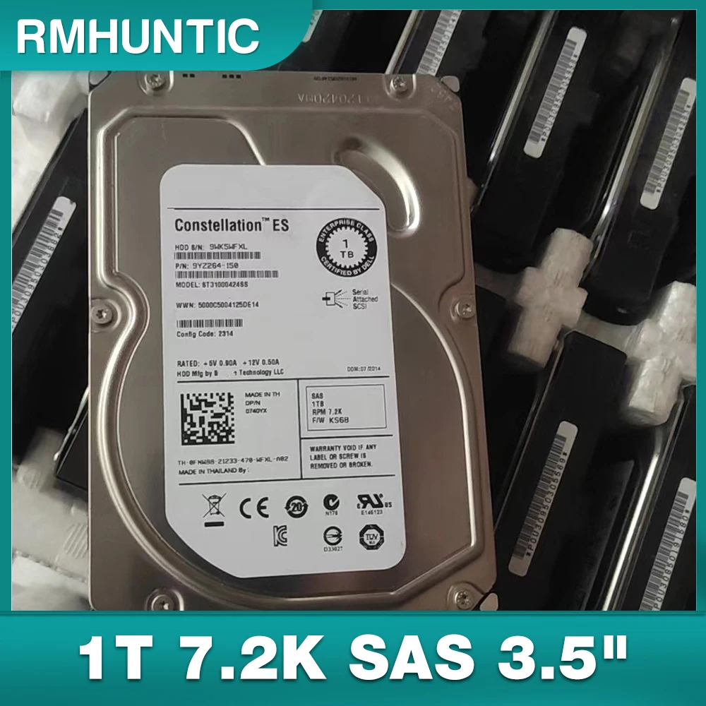 HDD per ST31000424SS per disco rigido Server RPM 6Gbps 1T 7.2K SAS disco rigido da 3.5"