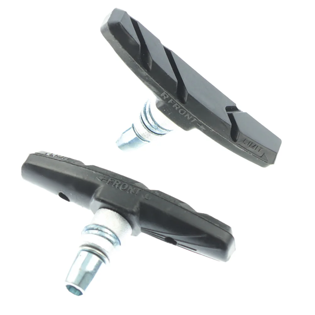 

1Pairs Pads Rubber Stainless Steel Road Mountain Bike Cycling Brakes Strong Friction Wear-Resistant Brake Blocks