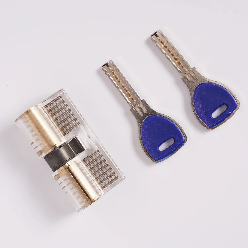Multi-pal Transparent Locks Practice Locksmith Training Tools Visible Lock Pick Sets