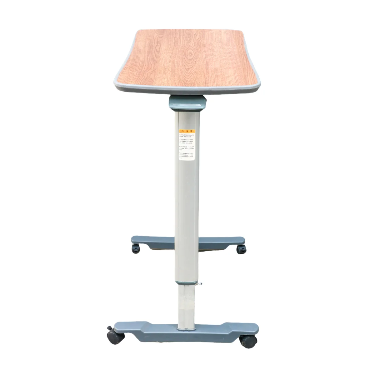 ارتفاع قابل للتعديل طاولة طعام متحركة سبائك الألومنيوم الدعامة ABS منضدية الطبية المريض السرير طاولة طعام المستشفى #5