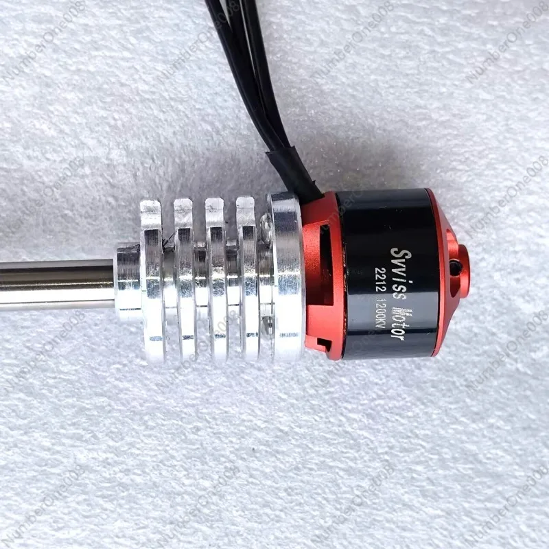 Motor sin escobillas 2212, transmisión motriz de eje largo para barco 2-3S, transmisión motriz marina de 16000RPM, conjunto de eje de transmisión, Motor subacuático