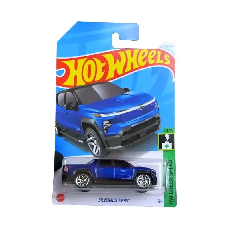 2024E Original Hot Wheels Car Silverado EV RST Toys for Boys 1/64 Diecast Vehicles Truck 72 Chevy LUV Collection Birthday Gift