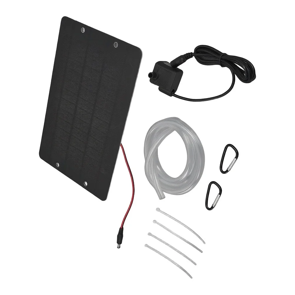 10W Solar Water Pump Monocrystalline Silicon Panel Kit For Garden Irrigation Fountain Pond Watering System Outdoor Decoration