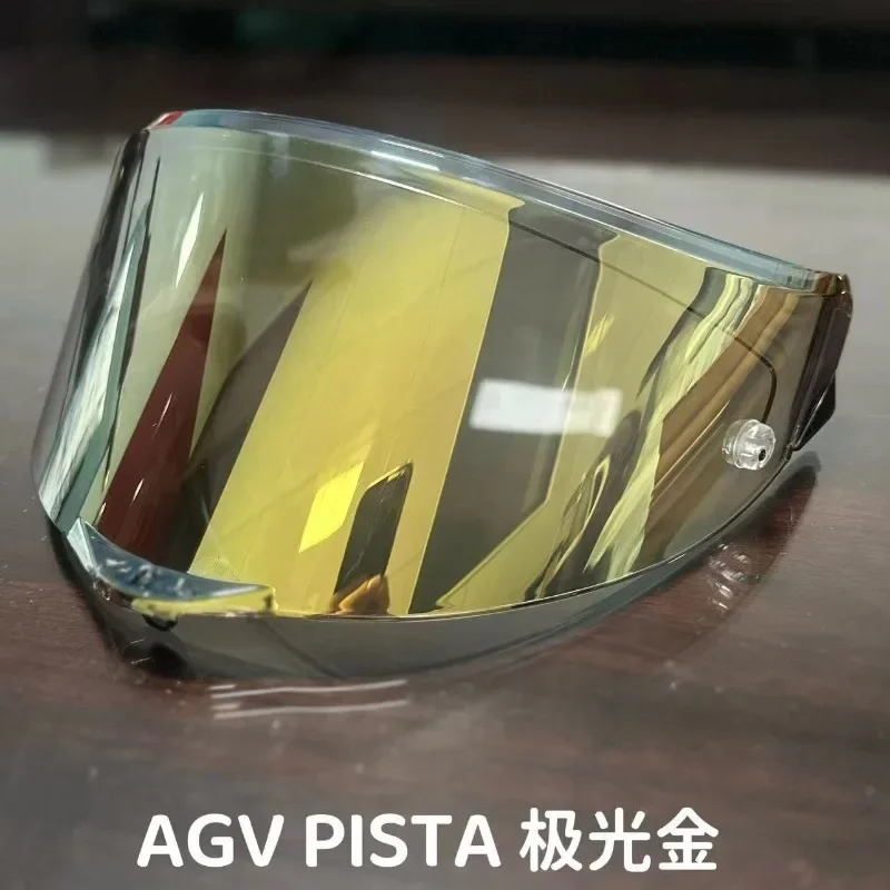 For Pista Corsa Single Nail Helmet Lenses Motorcycle Helmet Lenses Electroplating Anti Fog Sticker