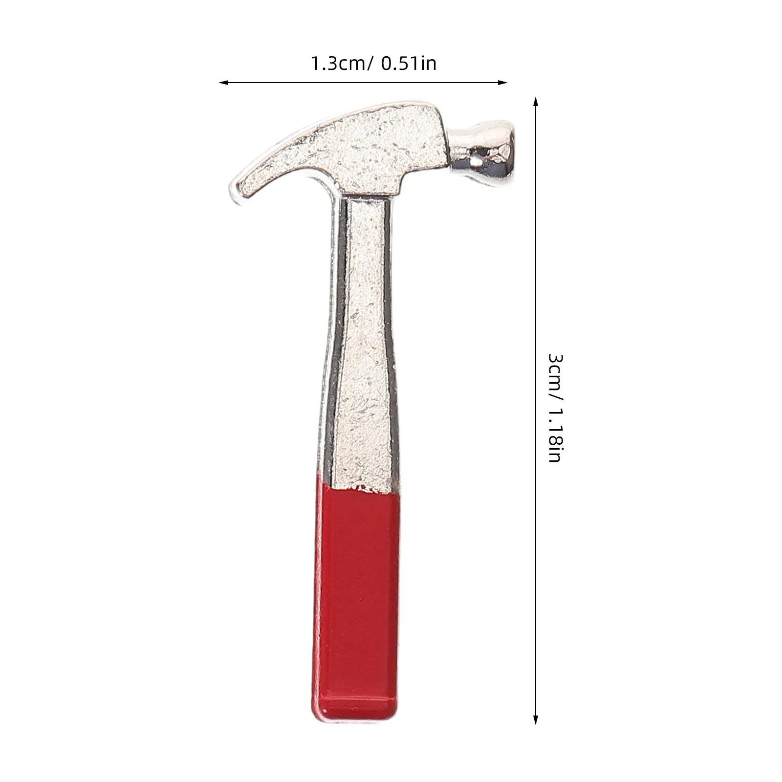 Juego de Herramientas en miniatura de 8 Uds., Mini llave de martillo, accesorios para casa de muñecas para escena DIY, fotografía, decoración artesanal, cosas en miniatura