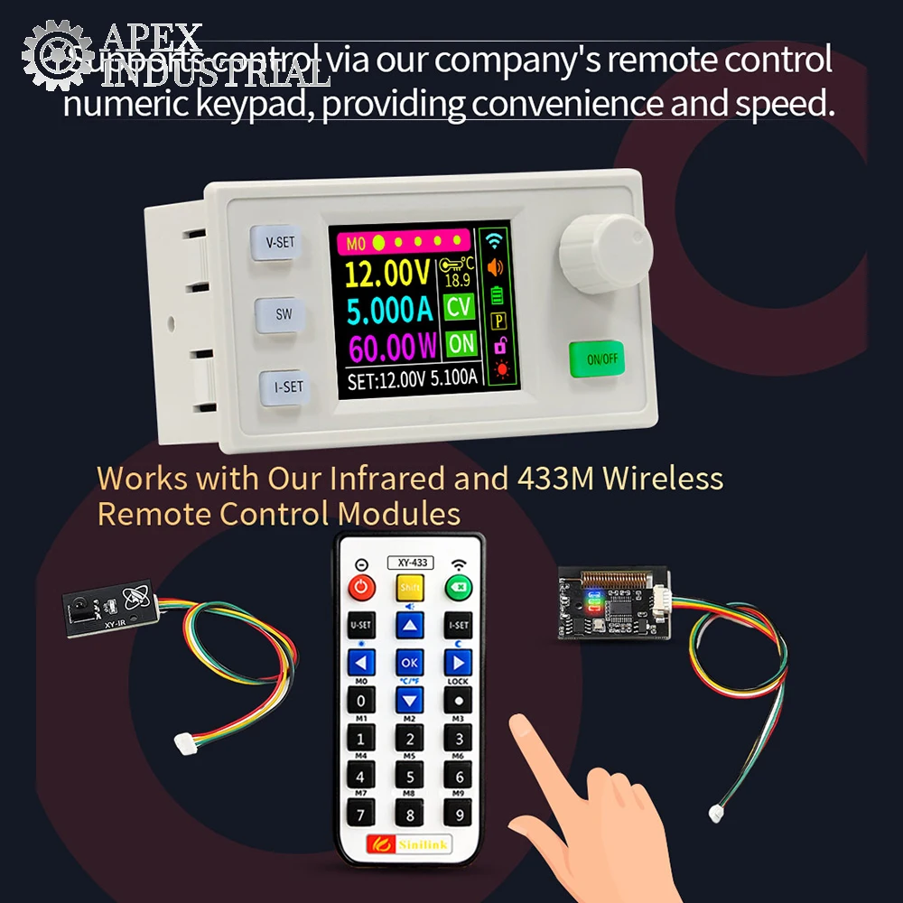 XY6506S CNC 조정 가능한 DC 전압 조정기 전원 공급 장치 실험실용 정전압 전류 유지 보수 벅 모듈