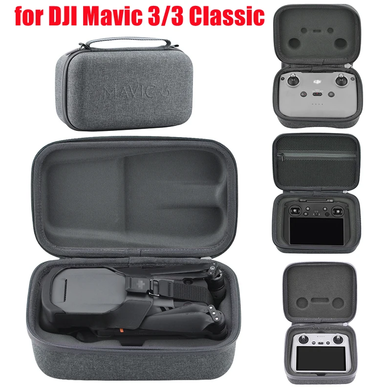 Storage Bag for DJI Mavic 3/3 Classic Drone Body Remote Controller Portable Carrying Case Handbag for Mavic 3 Accessories