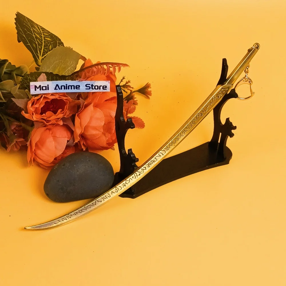 Épée Elden Katana Malenia damas, 8.6 pouces, lame de dessin animé en métal, taille du couteau Ninja, Katana japonais, sabre de samouraï Original, jouet cadeau