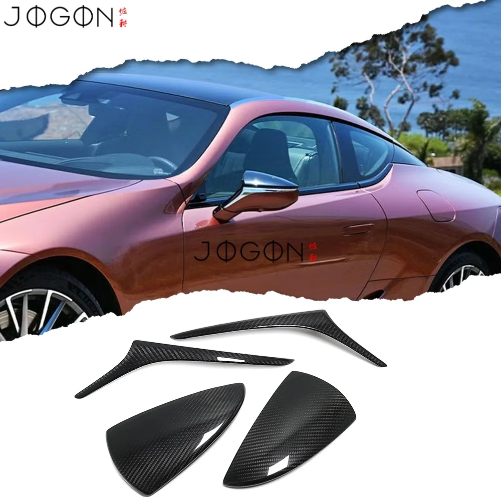 

4Pcs Carbon Fiber Exterior Car Side Wing Rear View Mirror Cover Trim Accessories For Lexus LC 500 500h V8 5.0 RWD 2018-2025