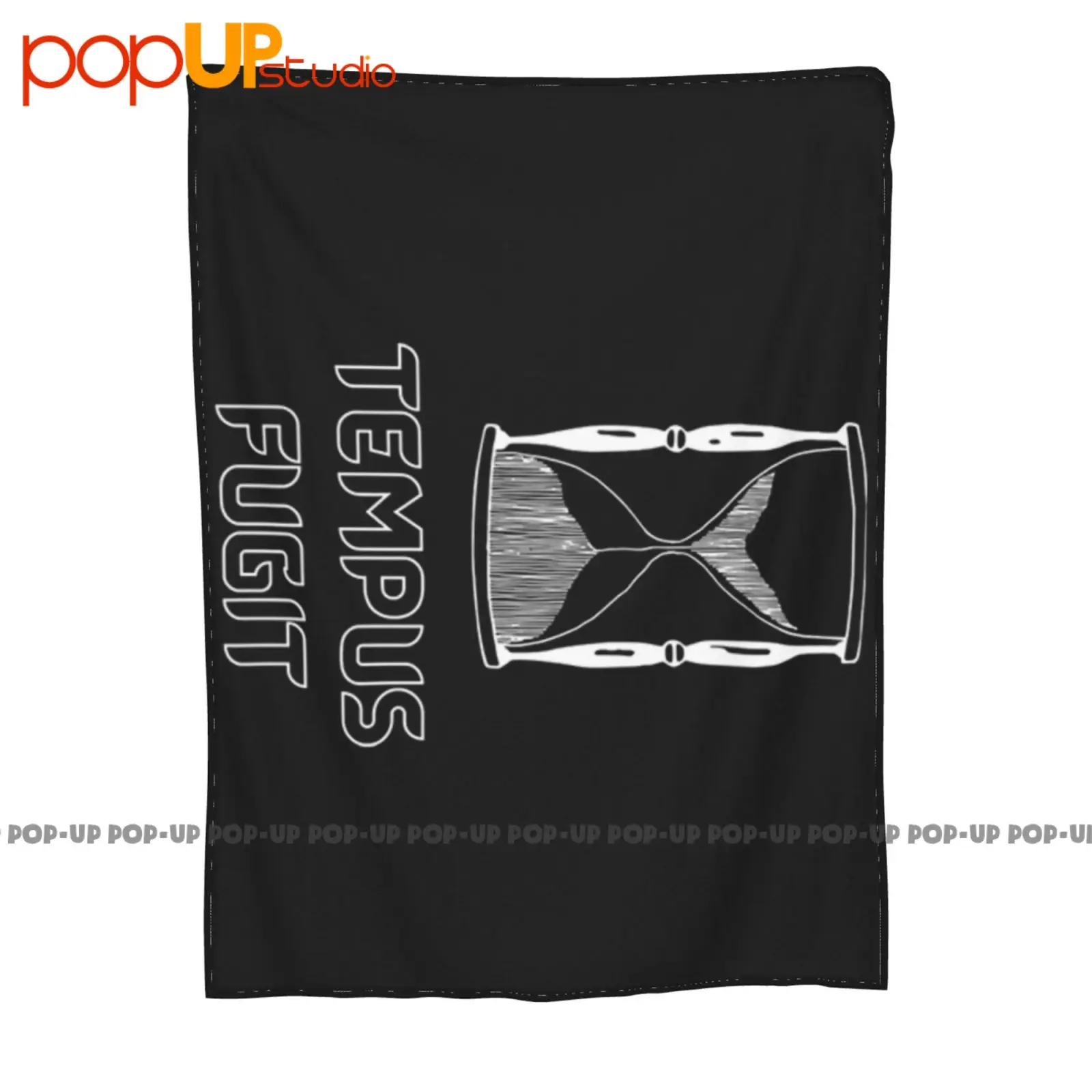 Tempus Fugit Latin Quote Time Flies Dead Language Roman Empire Philosophy Stoicism Ancient History Blanket Sofa Cover Bed