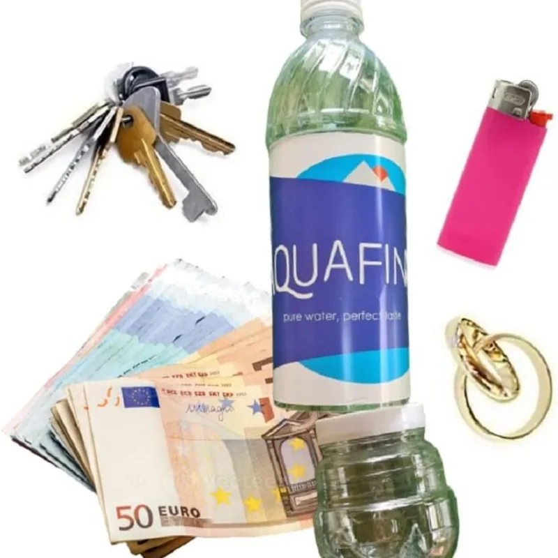 Hidden Money Water Bottle Safe Cash Box Secret Compartment Container Jar Diversion Safe Anti Theft Storage for Home Travel
