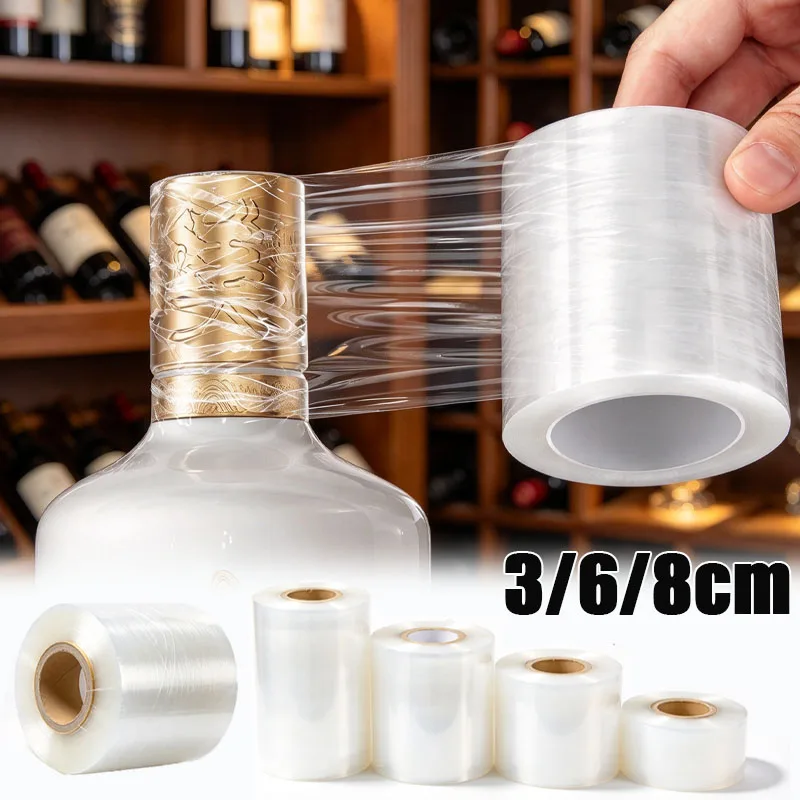 Wine Jar Old Wine Stretch Bottle Mouth Sealing Film Anti Leakage Anti Aging Anti Volatilization Wrapping Film Storage Use