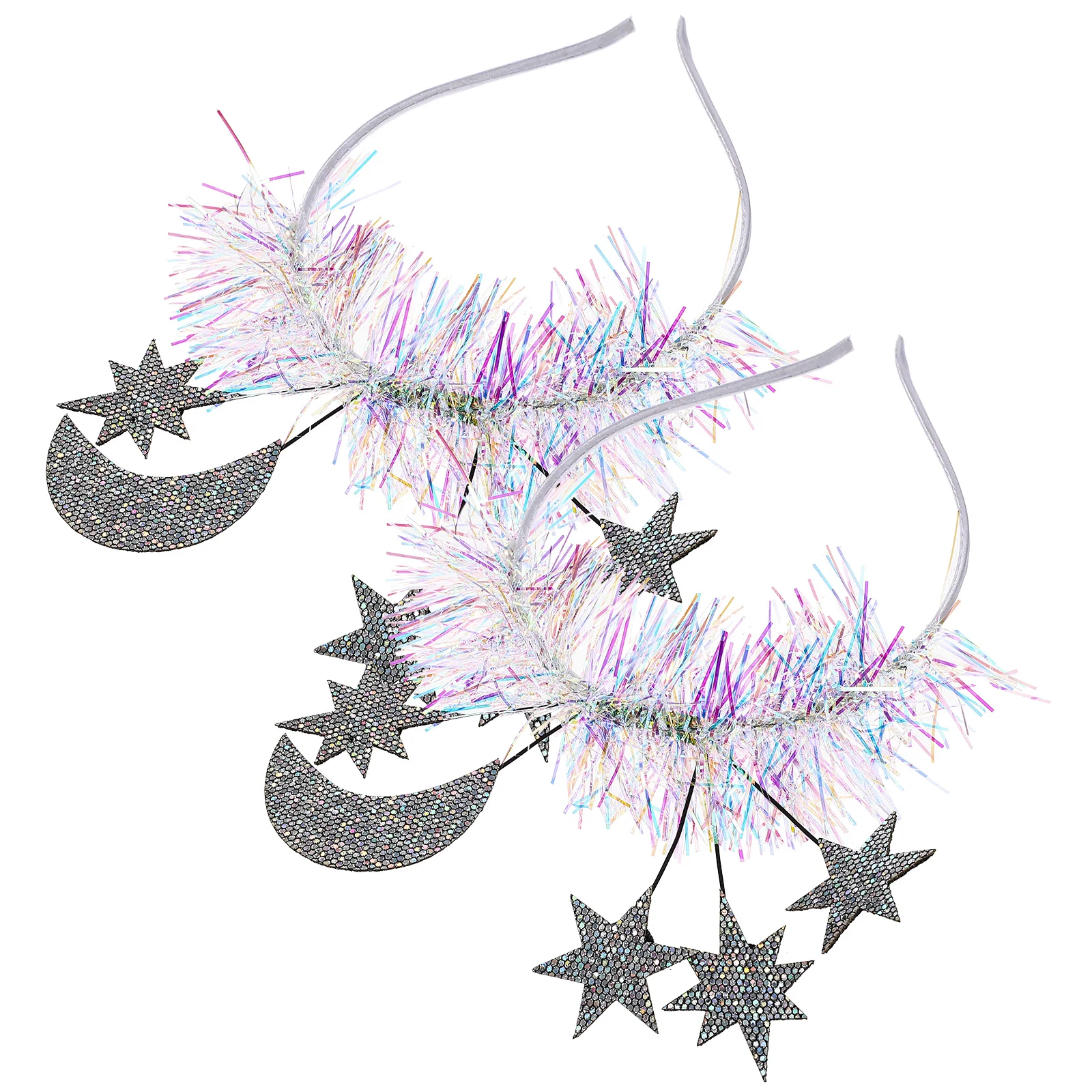 

2Pcs Valentine Day Headwear Heart Shaped Headb s Lightweight Durable Plastic Adult Accessories Party Props Hairstyle Decorations
