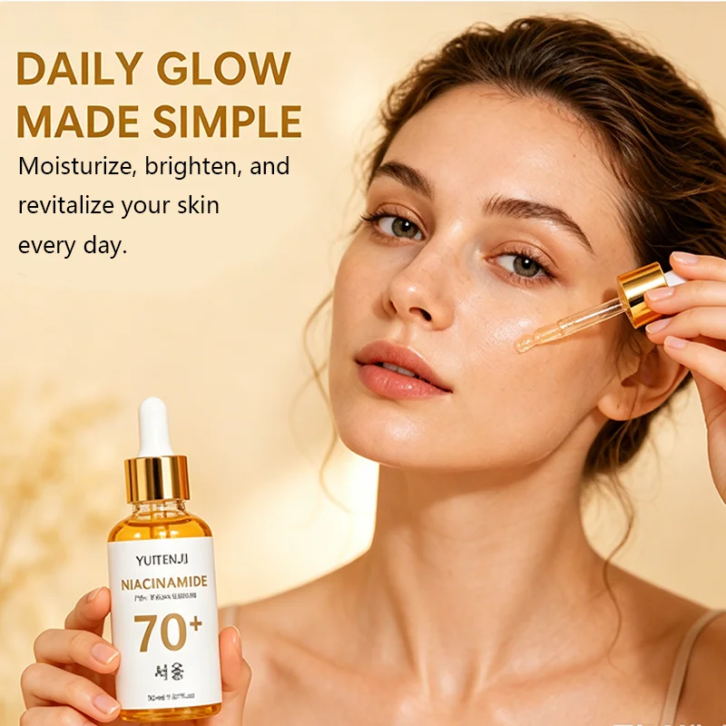Niacinamide Brightening Serum - YUITIKUE 70+ Sérum à la Niacinamide
