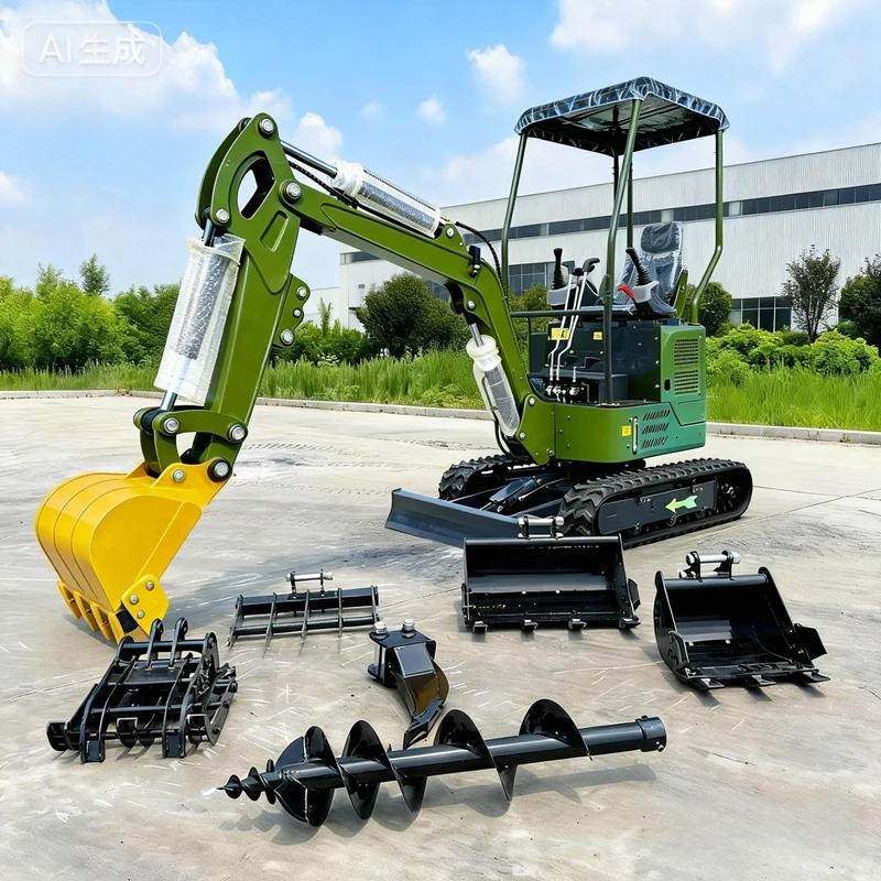 

Мини-экскаватор 2,5 тонны с двигателем Kubota, стандарт EPA/Euro 5, многофункциональный, дизельный, для строительных работ в Европе.