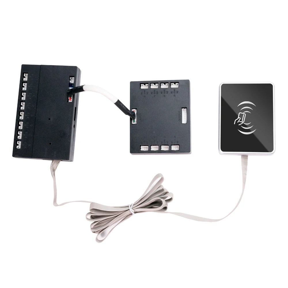 

TTHotel Elevator Lift Access Controller Elevator Floor Control Car Roof Relay Panel with Expansion Interface Cascade Board 8-64F
