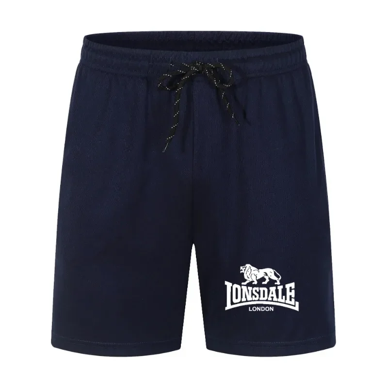 

Stylish Mens Summer Shorts Lonsdale Black Classic Lion Logo Must Have Trendy and Breathable