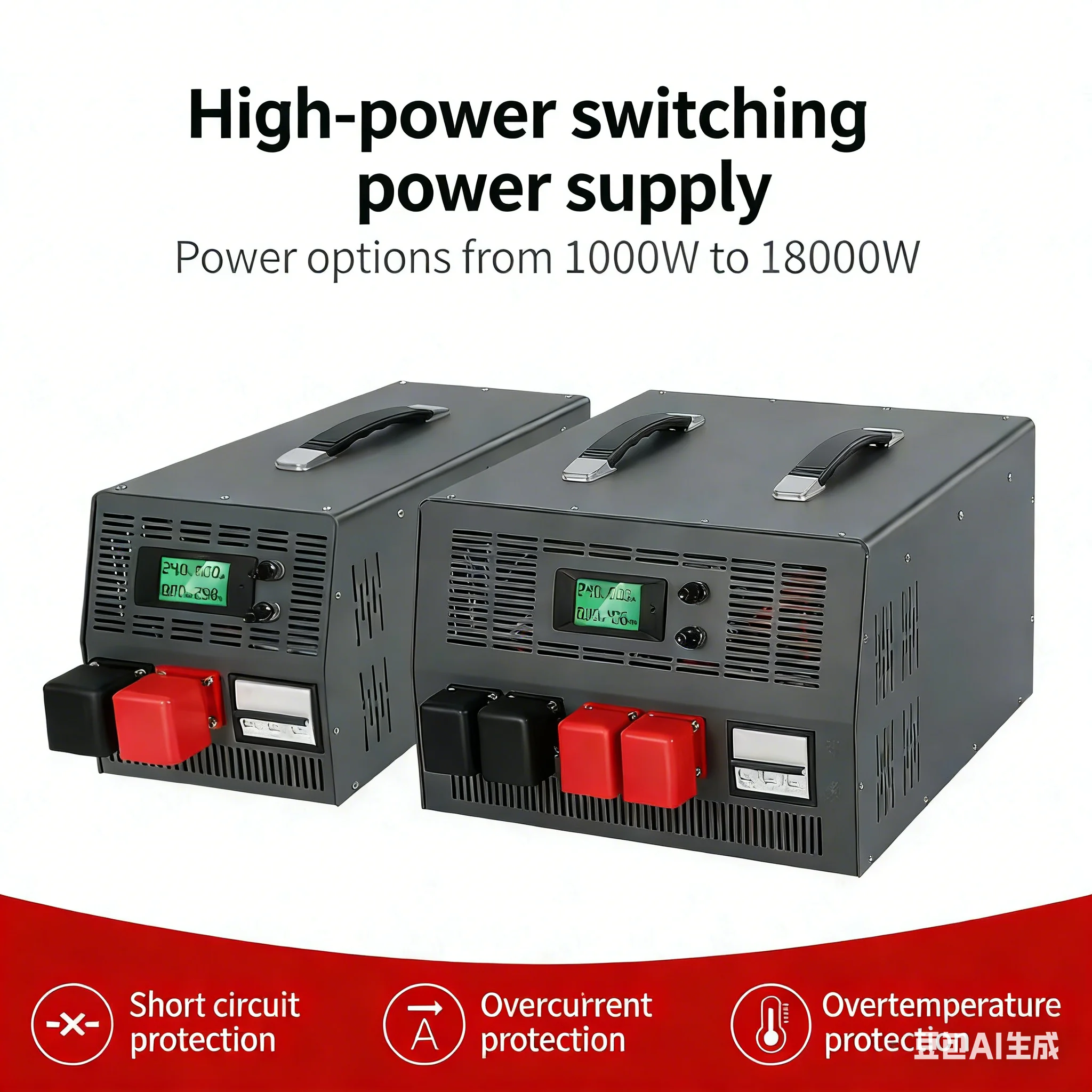 Hi-link 1500W-18000W High Power Intelligent Switching Power Supply 12V-300V CV&CC Industrial Power Supply Full Protection