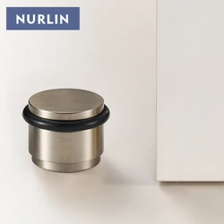Nurlin Brass Sturdy New Structure Plain Door Stopper For Bathroom Indoor And Outdoor Gates Matte Gold Antique Bronze Nickel