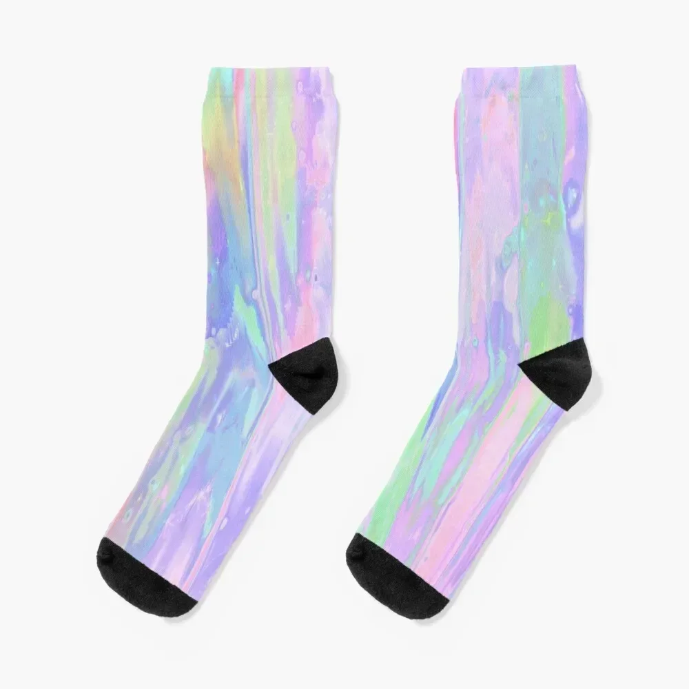 Iridescent Dreams Socks kawaii gift Sports Men Socks Luxury Brand Women's