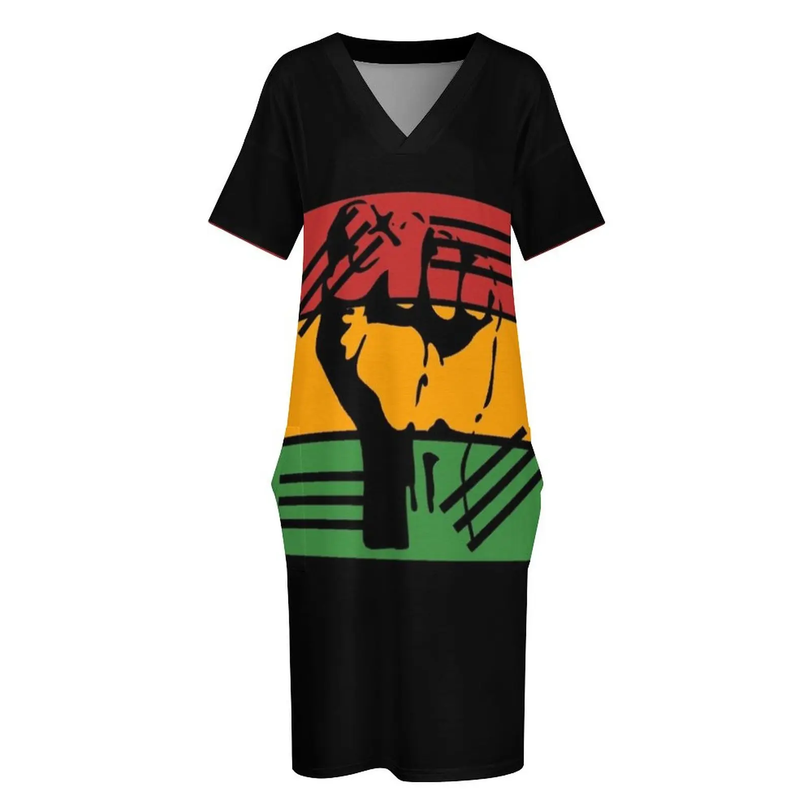 Black History Month T Shirt - K367 Loose Pocket Dress luxury dresses wedding guest dress 2025