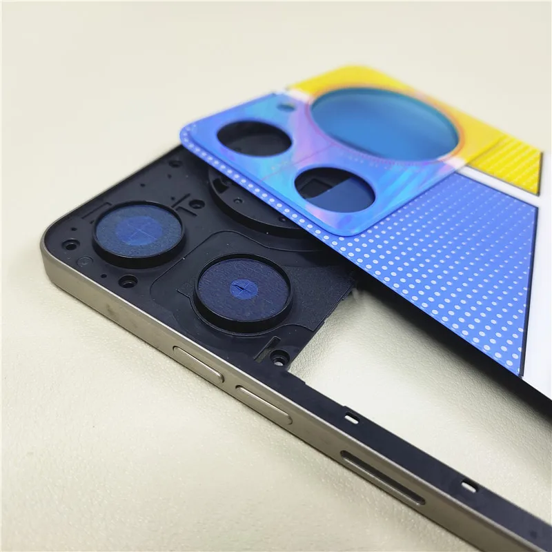 Rear Housing Case for ZTE Nubia Music Z2353 Glass Battery Back Cover +Middle Frame Repair Replace