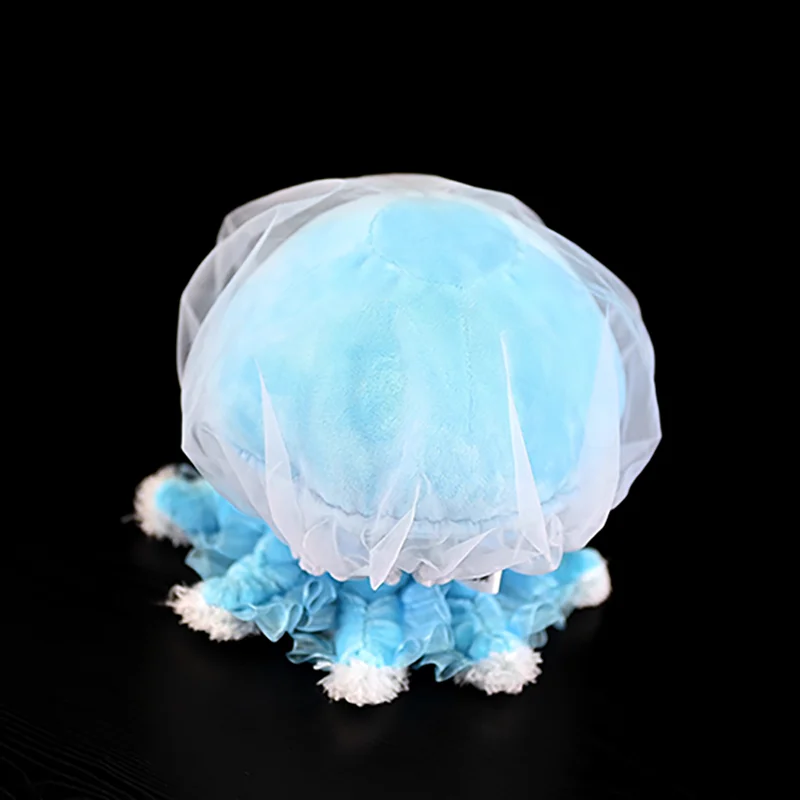 Weiche pazifische Meer Brennnessel Plüschtiere Echte weiche Kanonenkugel Qualle Stofftier Spielzeug Puppen Weihnachten Geburtstagsgeschenke