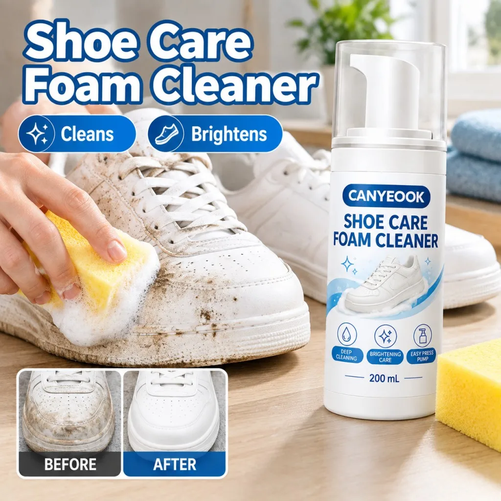 CANYEOOK Professional Down Jacket Foam Dry Cleaner, Fast Remove Stains, Brighten Polish, for Clothes Shoes Watches 200m