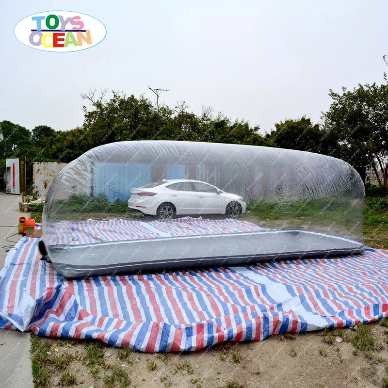 Factory Wholesale Price Brand Same Style Inflatable Car Cover Transparent Bubble Car Garage UV protection