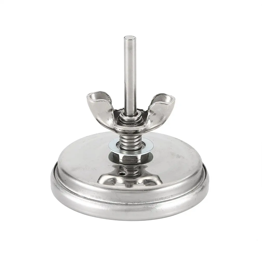 ميزان حرارة من الفولاذ المقاوم للصدأ للشواء ، شواية مدخنة الشواء ، مقياس درجة الحرارة ، 50-500C