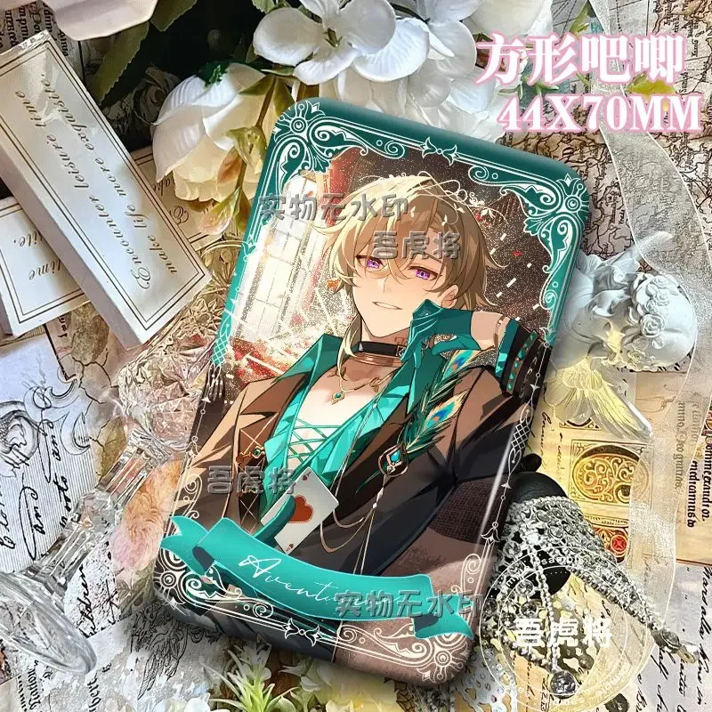 Honkai: Star Rail Aventurine Mydie Caelus Metal Flash Brooch Pin Badge Jewelry Accessories For Clothes Backpack Gifts