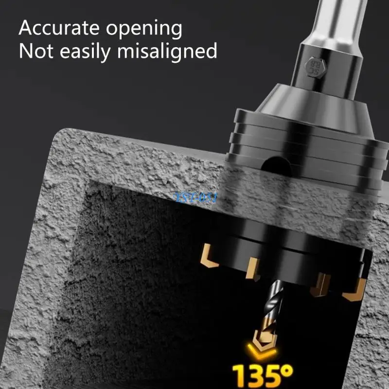 

E15A 30mm-70mm Drilling for Concrete Wall Hole Electric Hammer Drill Bit
