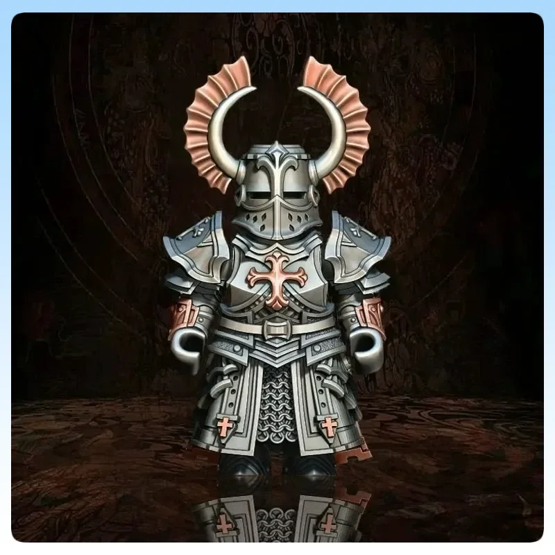 

Medieval Knight Bronze Sculpture Figurine Metal Artwork Statue Collector's Desktop Decor High Quality Ornamental Gift