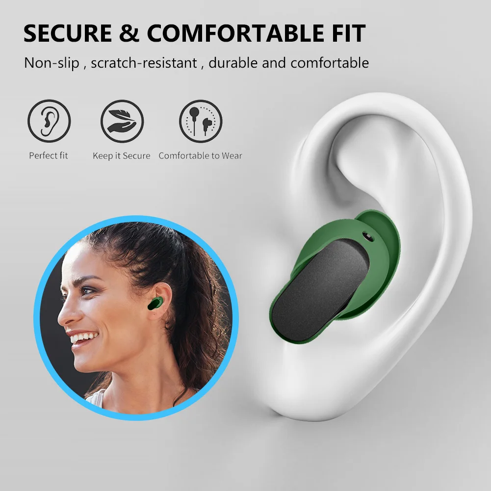 Bose QuietComfort 실리콘 이어버드 교체 팁, 이어플러그 헤드폰 액세서리, 이어버드 II, 3 쌍